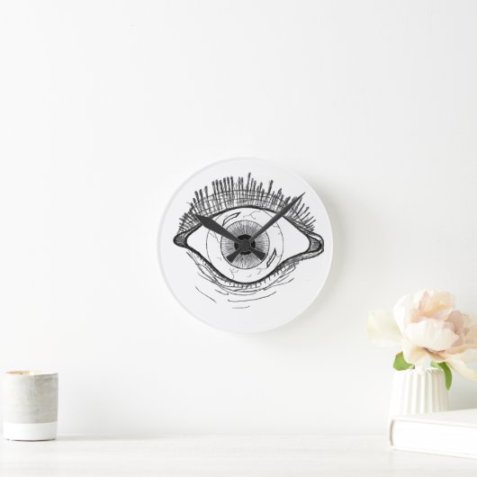 Big Brother Eye Clock Ronde Klok (Huis)