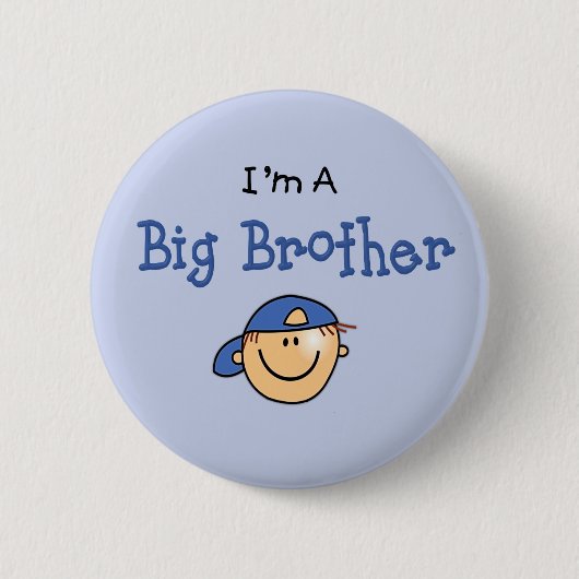 Big Brother Face Ronde Button 5,7 Cm (Voorkant)