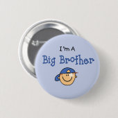 Big Brother Face Ronde Button 5,7 Cm (Voorkant /achterkant)