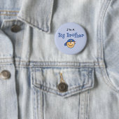 Big Brother Face Ronde Button 5,7 Cm (In situ)