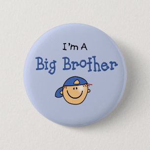Big Brother Face Ronde Button 5,7 Cm