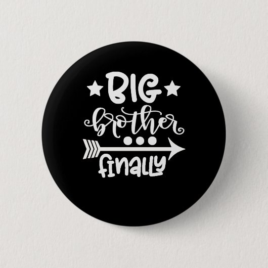Big Brother Finally Novelty Ronde Button 5,7 Cm (Voorkant)