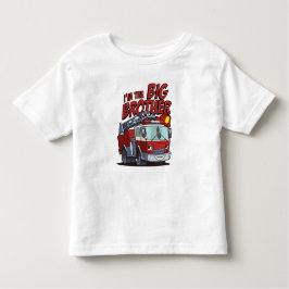 Big Brother Fire Truck Kinder Shirts