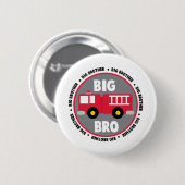 Big Brother Fire Truck Ronde Button 5,7 Cm (Voorkant /achterkant)