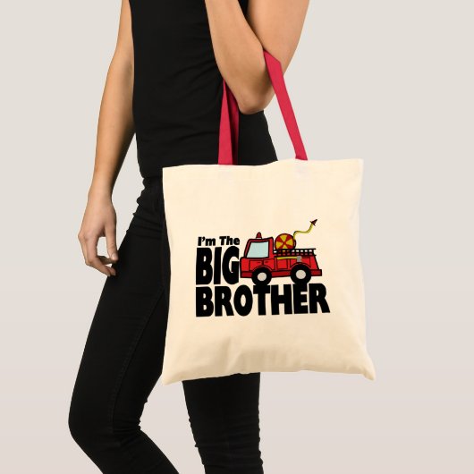 Big Brother Fire Truck Tote Bag (Voorkant (product))
