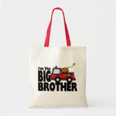 Big Brother Fire Truck Tote Bag (Voorkant)