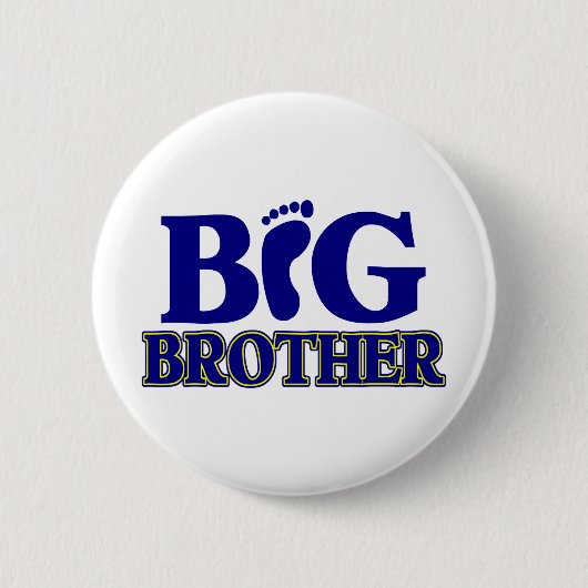 Big Brother (Foot) Ronde Button 5,7 Cm (Voorkant)