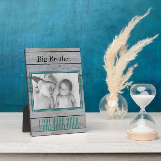 Big Brother Foto: "Ik heb je rug" Fotoplaat (Zijkant)