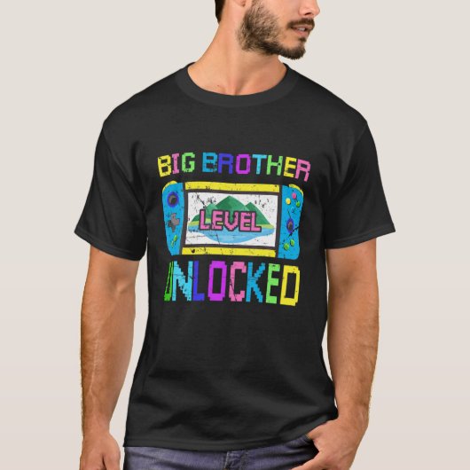 Big Brother Game ontgrendeld Funny New Big Bro Gam T-shirt (Voorkant)