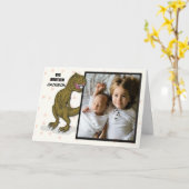 Big Brother Gefeliciteerd Aangepaste foto en naam Kaart (Gele Bloem)