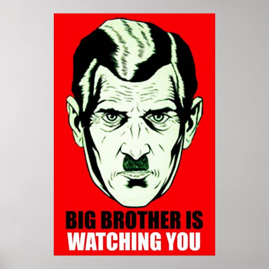 BIG BROTHER GEORGE ORWELL Nnegentig Vierenzestig 1 Poster (Voorkant)