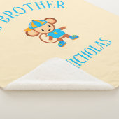 Big Brother Gepersonaliseerd met de naam Monkey Sherpa Deken (3/4)
