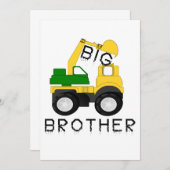 Big Brother Gift for Tractor Loving Boys Kinder (Voorkant / Achterkant)