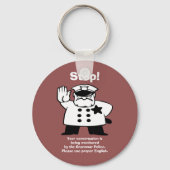 Big Brother Grammar Politie Sleutelhanger (Voorkant)