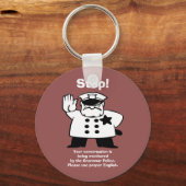 Big Brother Grammar Politie Sleutelhanger (Voorkant)