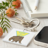 Big Brother Grizzly Beer Cub Sleutelhanger (Voorkant Rechts)