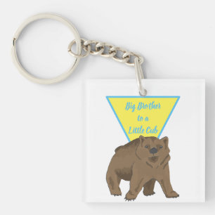 Big Brother Grizzly Beer Cub Sleutelhanger