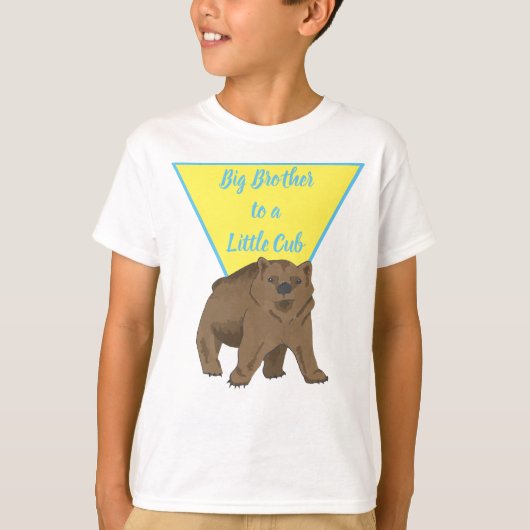 Big Brother Grizzly Beer Cub T-shirt (Voorkant)