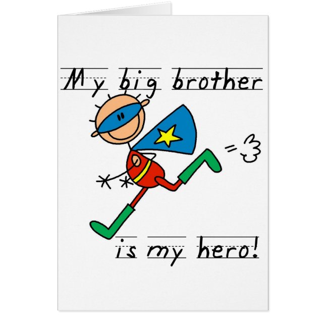 Big Brother Hero Tshirts en Gifts (Voorkant)