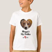 Big Brother hond op maat van foto T-Shirt (Voorkant)