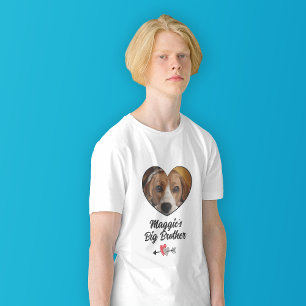 Big Brother hond op maat van foto T-Shirt