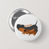 Big Brother (honden) Ronde Button 5,7 Cm (Voorkant /achterkant)