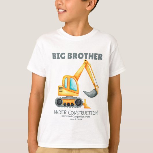 Big Brother in aanbouw Geschatte datum 2024 T-shirt (Voorkant)
