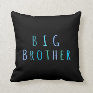 Big Brother in blauw Kussen