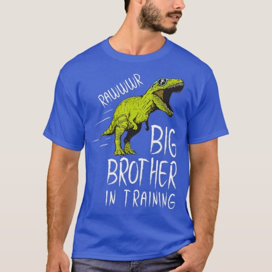Big Brother in het trainen van dinosaurus Shirten T-shirt (Voorkant)