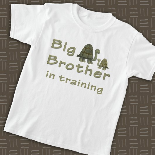 Big Brother in het trainen van Schattigee groene s T-shirt
