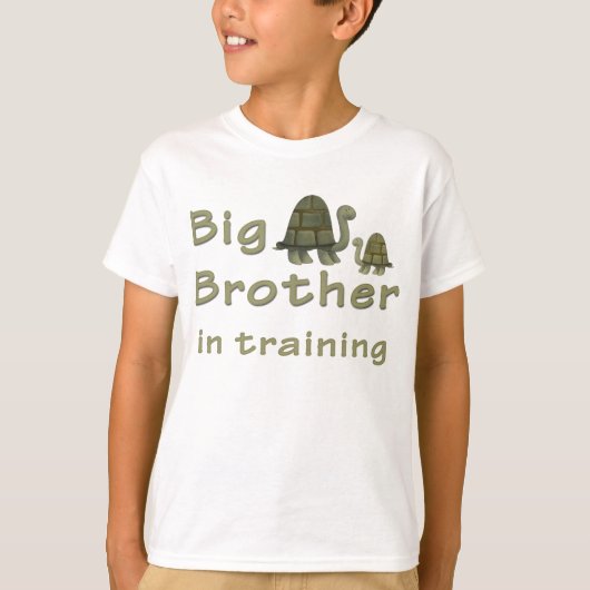 Big Brother in het trainen van Schattigee groene s T-shirt (Voorkant)