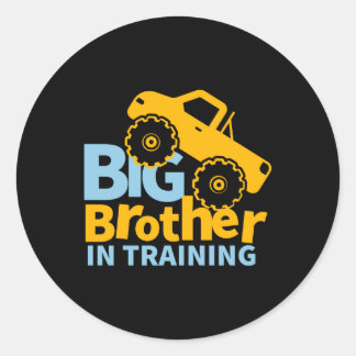 Big Brother in opleiding Ronde Sticker