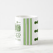 Big Brother initialen est. maand jaar groen Koffiemok (Center)