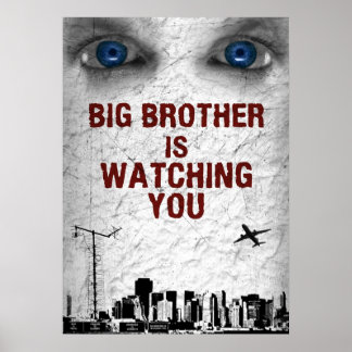 BIG BROTHER IS WATCHING YOU POSTER