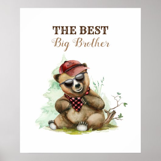 Big Brother - Jong Beer - Lumberjack Thema Poster (Voorkant)