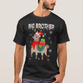 Big Brother Kerstmis Llama-lama komt overeen met b T-shirt (Voorkant)