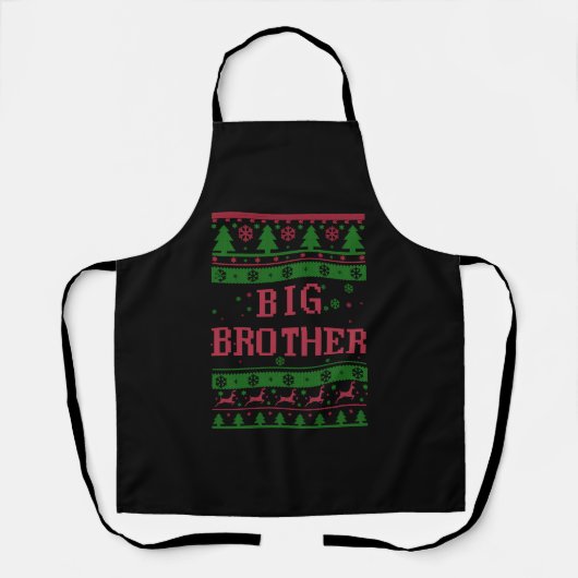 Big Brother Kerstmis Schort (Voorkant)