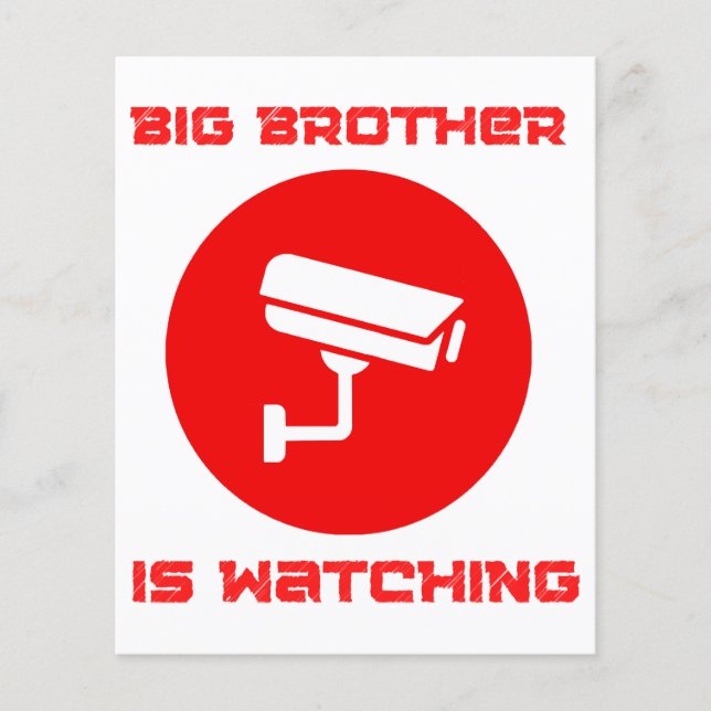 Big Brother kijkt 1984 ingsoc (Voorkant)
