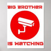 Big Brother kijkt 1984 ingsoc Poster (Voorkant)
