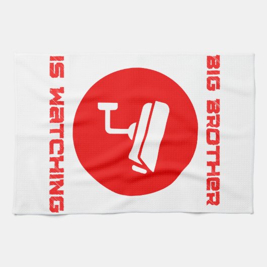 Big Brother kijkt 1984 ingsoc Theedoek (Horizontaal)