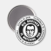 Big Brother kijkt Magneet (Voorkant / Achterkant)