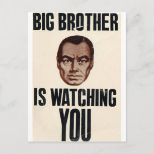 Big Brother kijkt naar je Briefkaart
