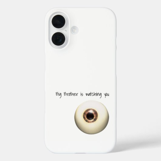 Big Brother kijkt naar je Case-Mate iPhone Case (Achterkant)