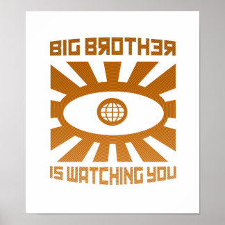 Big Brother kijkt naar je Poster