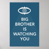 Big Brother kijkt naar je Poster uit 1984 (Voorkant)