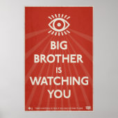 Big Brother kijkt naar je propaganda-Poster Poster (Voorkant)