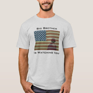 Big Brother kijkt naar je T-shirt
