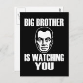 Big Brother kijkt naar jou Briefkaart (Voorkant / Achterkant)