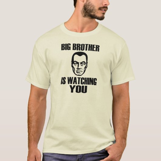 Big Brother kijkt naar jou T-shirt (Voorkant)