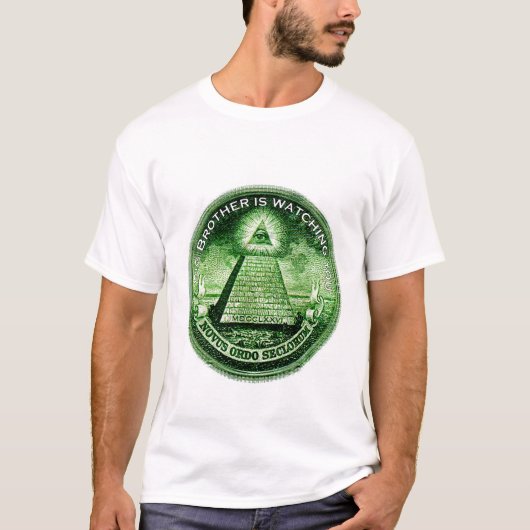 Big Brother kijkt naar jou T-shirt (Voorkant)
